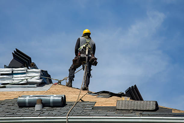 Professional Roof Replacement technician working in Okeana, OH